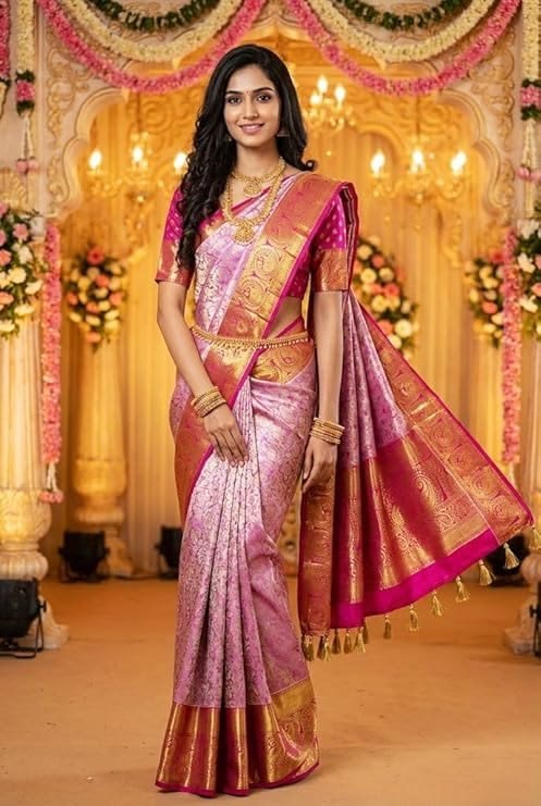 women's kanchipuram silk pure pattu sarees